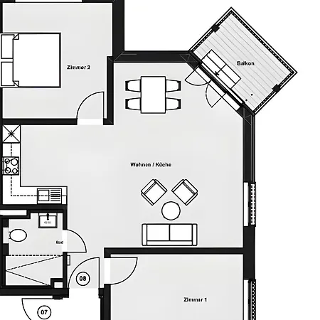 Nordseeblick Moewe Apartman Pellworm